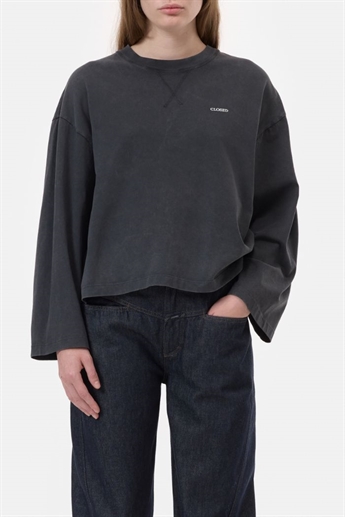 Closed, C95344 Crewneck, Black